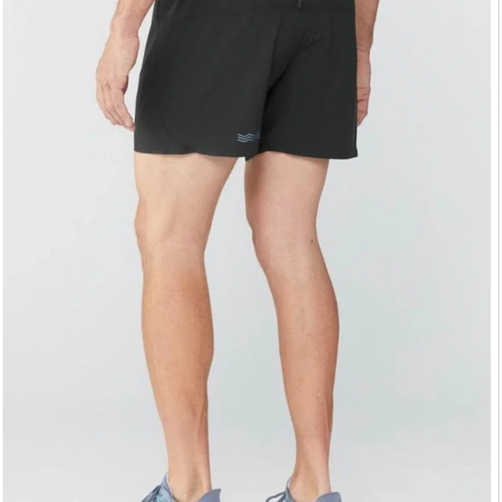 JANJI AFO MIDDLE SHORTS men’s 5 inch inseam REI co-op black lightweight Athletic - Picture 2 of 16